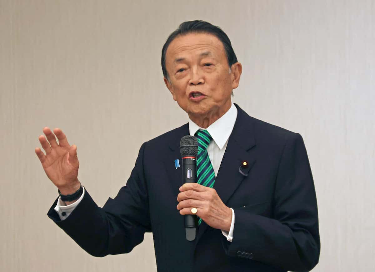 【参院選】「西に行った人が東に行かない保証ない」　自民・麻生氏、ロシアのウクライナ侵略巡り警鐘